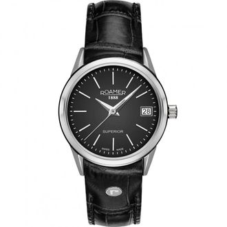Roamer Superior 3H - Dames - Horloges - Zwart - ONE Size - Accessoires