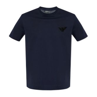 Emporio Armani T-Shirts, male, Blue, L, T-shirt from the collection