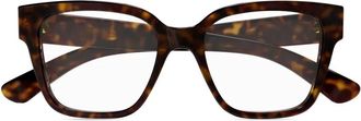 Gucci square-frame glasses - Brown