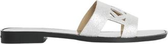 Karl Lagerfeld Skoot II - Dames - Sandalen - Wit - 36 EU - Leer - Schoenen