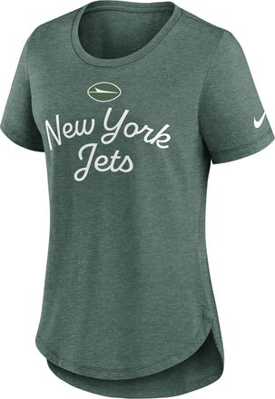 Nike New York Jets Script Nike Womens NFL T-Shirt in Green | NKMVEX5172-EVH
