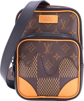 Louis Vuitton Black Limited Edition Giant Damier & Monogram Canvas Nigo Amazone (Authentic Pre-Loved)