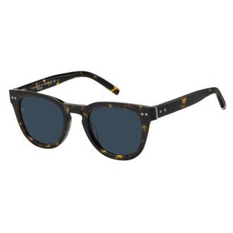 Tommy Hilfiger TH 86/S 086(Ku) Sunglasses - male - Tommy Hilfiger - Sunglasses - Brown - 49 MM - Accessories