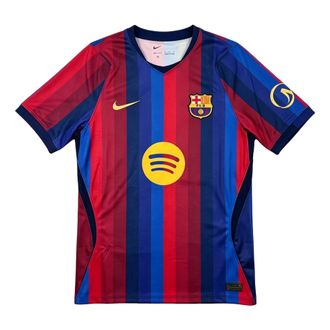 Nike x F.C. Barcelona 2026/27 Stadium Home Dri-FIT Replica T-Shirt Deep Garnet Blue Void Blackened Blue II1872-683