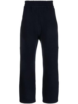 Gentryportofino straight-leg wool trousers - Blue