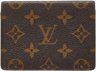 Louis Vuitton Pre-owned Wallets, female, Brown, Size: ONE SIZE Pre-owned Passport Cover