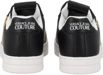Versace Jeans Couture Wave Leather Sneaker - Black