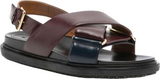 Marni Brown Slingback Sandals