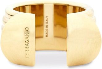 【関税込み】Ferragamo ゴールド Draped リング Ferragamo Gold Rings − Sale: up to −60% | Stylight