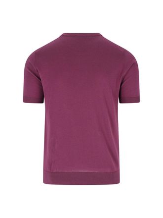 John Smedley Mens T-Shirts And Polos Red Cotton