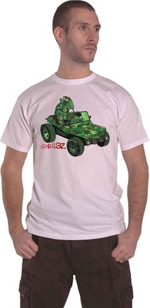 Gorilla Green Jeep (White) T-Shirt (X-Large)