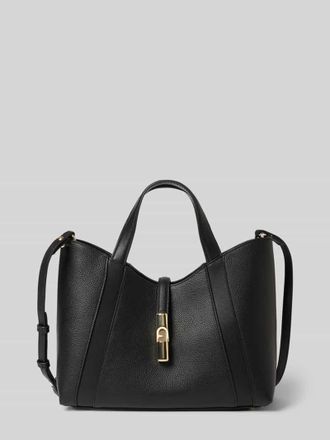 Furla Handtasche mit Applikation Modell GOCCIA in Black, Gr&ouml;&szlig;e 1