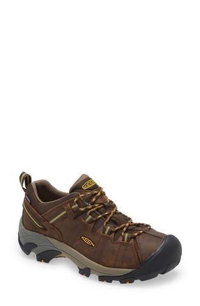 Keen Targhee II Waterproof Hiking Shoe in Cascade Brown/Golden Yellow at Nordstrom, Size 11.5