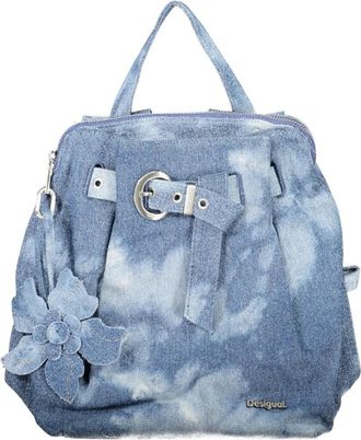 Desigual Curio Denim Luena Mini Rugzak - Dames - Rugzakken - Blauw - ONE Size - Denim - Tassen