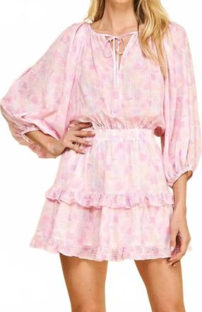 Pinch Design Summertime Love Dress In Watercolor Print