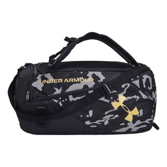 Under Armour Contain Duo Duffle Bag Black Grey Camo 1361226-002