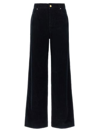 Max Mara Dark Blue Regular Front Pants