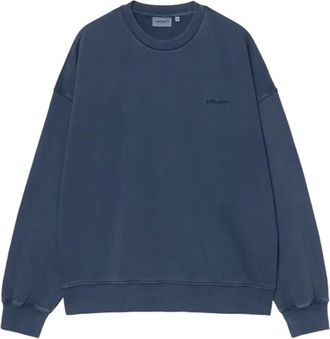 Carhartt Work in Progress Benton Sweatshirt - Heren - Sweatshirts - Blauw - M - Katoen - Hoodies & sweatvesten