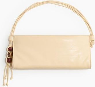 H&M Bead-detail Handbag in Light Yellow at Nordstrom