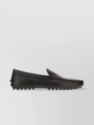 Tod's leather gommino loafers