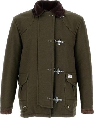 Fay Stijlvolle Jassen Collectie - Heren - Mantel - Groen - XL - Jassen