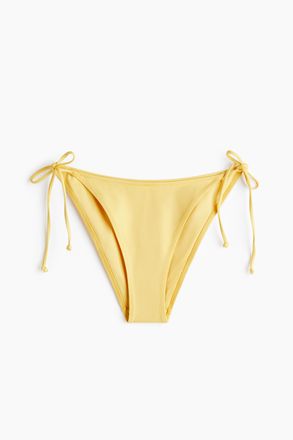 H&M Tie-Tanga Bikinihose - Gelb
