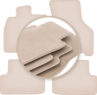 OEM Alfombrillas Premium Beige Para: Volkswagen Golf Viii Etsi Alltrack, Hatchback, Station Wagon, Variante 2020