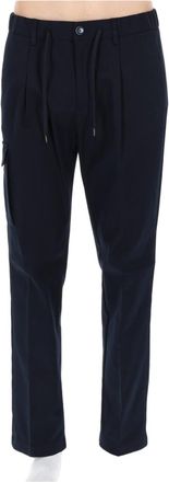 Herno Straight-Leg Tailored Pants with Cargo Pocket