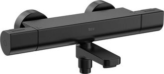 Roca Roca - A5a1e2enm0 T-1000 Grifo Termost&aacute;tico Exterior Para Ba&ntilde;o-ducha Negro Titanio Cepillado - Ref: A5a1e2enm0