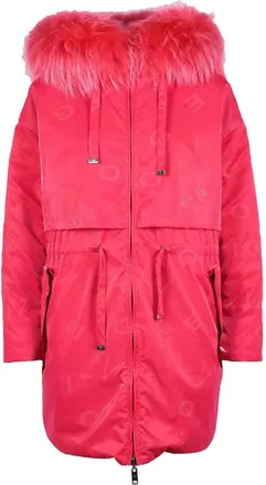 DIEGO M Long Coat - Fuchsia