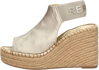 Replay Jess Tyne Wedge Sandalen - Dames - Sleehakken - Geel - 40 EU - Schoenen