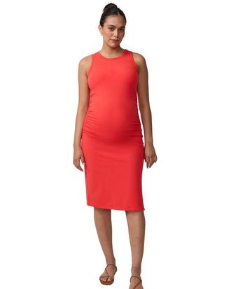 Ingrid & Isabel SL Ruched Body Con Dress in Hibiscus at Nordstrom, Size X-Small