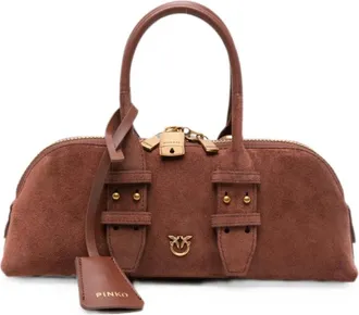 Pinko Pinko, Tassen, Dames, Bruin, ONE Size, Nylon, Pinko Tassen