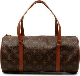 Louis Vuitton Borsa a mano Papillon 30 con monogramma 1995 - Marrone