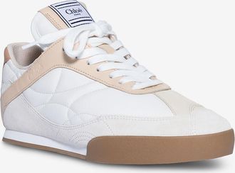 Chlo&eacute; Niedrige Nappa- und Wildledersneakers Chlo&eacute; Kick