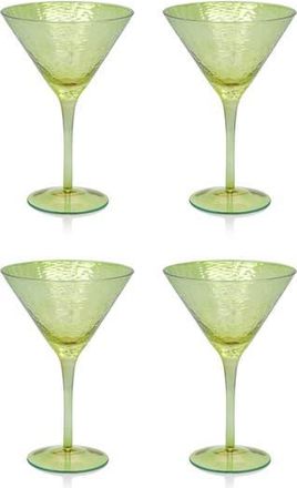 Zodax Set of 4 Aperitivo Martini Glasses in Green at Nordstrom Rack