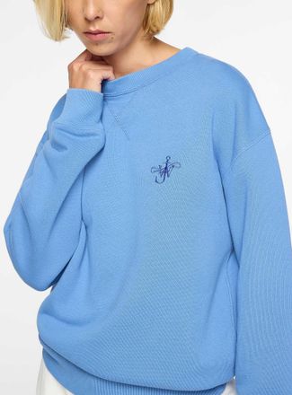 J.W.Anderson Womens Tone-on-tone signature anchor sweatshirt