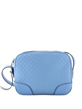 Gucci Bree Disco Microguccissima Leather Mini crossbody bag - Blue