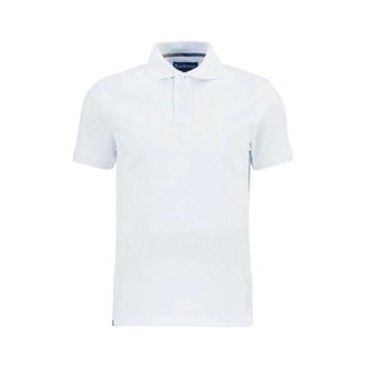 Barbour White Cotton Polo Shirt Tailored Fit - male - Barbour - Polo Shirts - White - 2XL - Tops