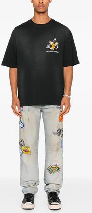 Amiri Mens Eagle T-shirt - Black Cotton - Size Medium