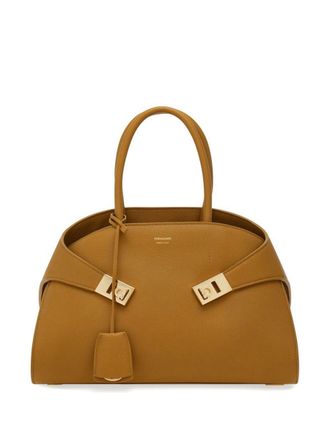 Ferragamo Hug Small Leahter Tote Bag