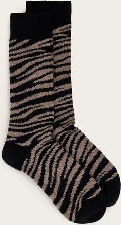 AllSaints Zebra Boot Socks