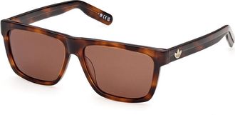 adidas OR0147 52E Mens Sunglasses Tortoiseshell Size 56