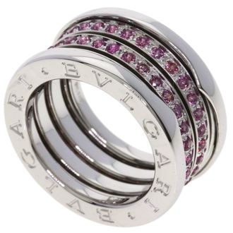 Bulgari Silver White Gold (18K) Band Ring (Pre-Owned)