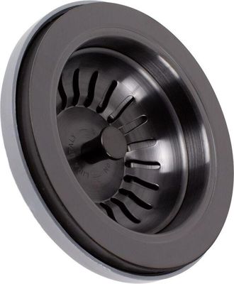 Lira piletta basket universale nero satinato per lavelli