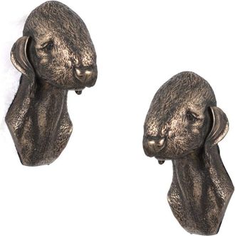 OEM Bedlington Terrier, Rothbury Terrier: Estatuilla De Perro, Busto Colgante, Decoraci&oacute;n &Uacute;nica Para Un Amante De Los Perros De Art-dog