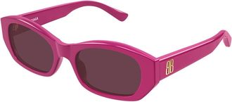 Balenciaga BB0476S 004 Womens Sunglasses Pink Size 54