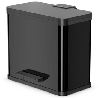 Hailo Pattumiera a Pedale Oko Duo Plus l 17 L+9 l Nera 0630-260 Hailo