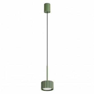 Sollux Lighting L&aacute;mpara colgantes verde oliva aluminio alt. 125 cm