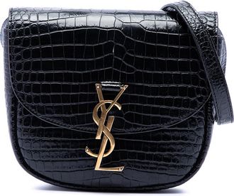 Saint Laurent Pre-owned Saint Laurent Small Croc Embossed Monogram Kaia Crossbody Ladies NNFDZHWW365JXYVD